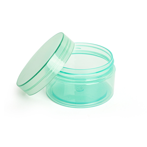 free sample wholesale 100ml 120ml bioplastic refillable custom cosmetic plastic jar