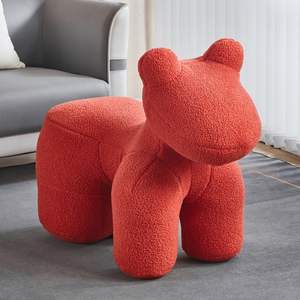 Kids' Sofa Bear Shape Soft <b>Stool</b> For Children's Room Living Room Decor - Product Image 4