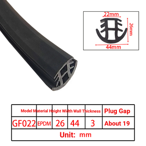 Perfil en T de EPDM, Tira Impermeable Elástica, Antipolvo, Larga Duración, Color Personalizable, Corte a Medida para Refugios Temporales y <span class=keywords><strong>Juntas</strong></span> de <span class=keywords><strong>Ventanas</strong></span> - Product Image 4