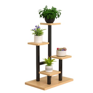 Multilayer Flower Pot Rack With Wheels Portable Metal Storage For Home Living Room Balcony Use - Product Image 5