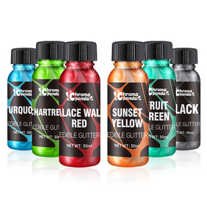 Bán buôn ăn được long lanh cấp thực phẩm lỏng bột ngọc trai 36 màu sắc cho Baking bánh DIY trang trí 30ml ăn được ánh bụi - Product Image 3
