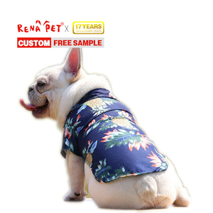 Grosir kaus Aksesori hewan peliharaan desain pola liburan kustom pakaian musim panas anjing - Product Image 2