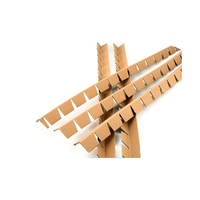 Carton Anti-collision dentelé cerclage palette emballage papier d'emballage Cargo coin bord garde bobine protecteur avec boucle