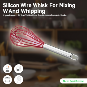 Frusta in silicone per mescolare e sbattere gli ingredienti in cucina - Product Image 3