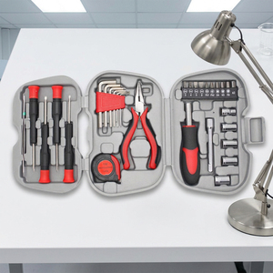 Mini Popular 31 Piece Home <b>DIY</b> Repair Tool <b>Kit</b> with Tool Box OEM Support Promotion Tool <b>Kit</b> - Product Image 2