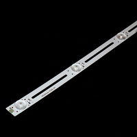 Barre de rétroéclairage LED en aluminium pour téléviseur commercial de 43 pouces, IP20 ROHS, modèle XMNJ43D09-ZC62AG-01 DC24V