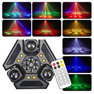 180 Wát bắt mắt stroboscopic Laser <span class=keywords><strong>DJ</strong></span> ánh sáng sân khấu Led di chuyển đầu ánh sáng với Vô Hạn hiệu ứng xoay lý tưởng cho các sự kiện Disco - Product Image 1