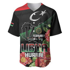 リビア73周年独立記念日野球ジャージーカスタマイズ可能な野球Tシャツカスタム野球ユニフォームセット - Product Image 5