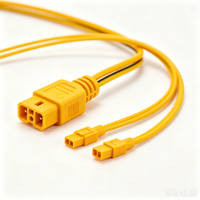 Câble adaptateur XT60 mâle-femelle, connecteur XT60H, 2 broches, 30A, 12V, IP40, contacts plaqués or, boîtier PA, extension d'alimentation