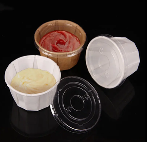 Venta al por mayor de fábrica: Vasos redondos desechables de papel para sopa con tapas, de la marca <span class=keywords><strong>KaIKe</strong></span>, impermeables, de grado alimenticio, para pan y otros alimentos. - Product Image 4