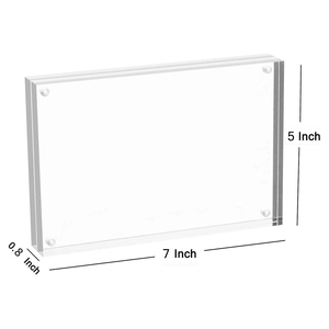 Khung Ảnh Acrylic 5X7 Khung Ảnh Từ Tính Không Khung Hai Mặt Tự Do Rõ Ràng Màn Hình Để Bàn - Product Image 3