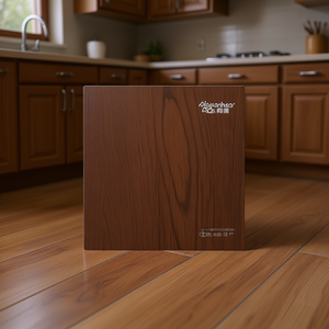 Azulejos de Porcelana Autoadhesivos Algetoribeta, 600x600mm, 2.5mm de Grosor, Acabado Mate con Diseño de Madera, para Cocina y Comedor - Product Image 2