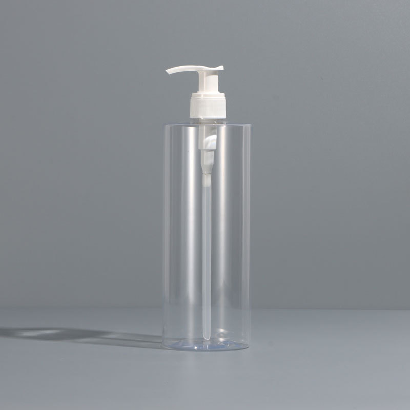 Flacon Transparent H Pompe Blanche