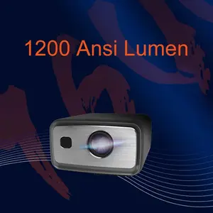 2024 Newest Smart Android 1200 Ansi Lumen Video Beamer Proyector Home Theater Hologram Projector Mobile Phone