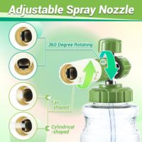 Pistolet à mousse transparent de haute qualité M22 et 1/4 \ "Quick Connect Car Washer Cleaner Snow Foam Lance
