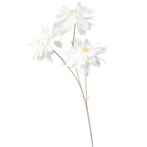 Fleur artificielle de dahlia bleue Greenway, branche unique, pour décoration de mariage, hôtel, accessoire de photographie - Product Image 4