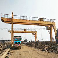 Double grue de portique d'acier inoxydable pour la résistance corrosive d'environnements et la représentation stable