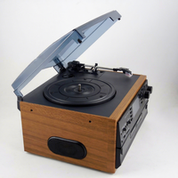 Multi-phonographe avec lecteur CD, platine vinyle, lecteur de cassette, lecteur de disque vinyle classique