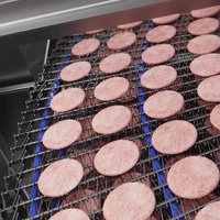 Bande transporteuse de four de boulangerie de qualité alimentaire en acier inoxydable à vitesse réglable certifiée CE/ISO résistante à la chaleur pour restaurant magasin d'alimentation