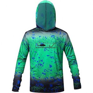 Camiseta de Pesca Profesional Personalizada, Ropa Deportiva Ligera de Manga Larga, Protección Solar UPF50+, Transpirable, de Secado Rápido, con Capucha - Product Image 6