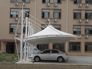 Structure à membrane OEM ODM en acier de haute qualité Cantilever Car Outdoor <span class=keywords><strong>Auto</strong></span> Parking Shade Tent Carport Design - Product Image 6