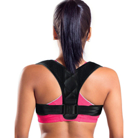 Vente en gros de bretelles réglables en néoprène pour dos assis, correcteur de posture de clavicule respirant