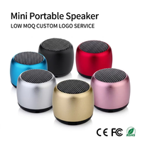 Altavoz Portátil Mini de Aleación Metálica de Fábrica, Emparejamiento Estéreo TWS, 6 Colores Opcionales, Logotipo Personalizado, Regalo Promocional