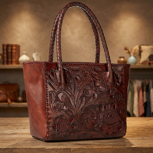 Bolso de mano de cuero genuino de estilo europeo para mujer, bolsos informales, duraderos, impermeables, ligeros, con cierre de cremallera antirrobo, extraíbles - Product Image 5