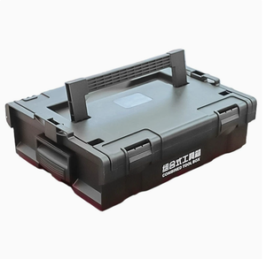 Caja de herramientas combinada de plástico multicapa DF EDS, venta al por mayor, negro y verde - Product Image 3