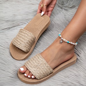 Sandalias Planas Ligeras para Mujer, Verano/Primavera/Otoño 2025, Sandalias de Playa con Parte Superior de PU para Exteriores - Product Image 1