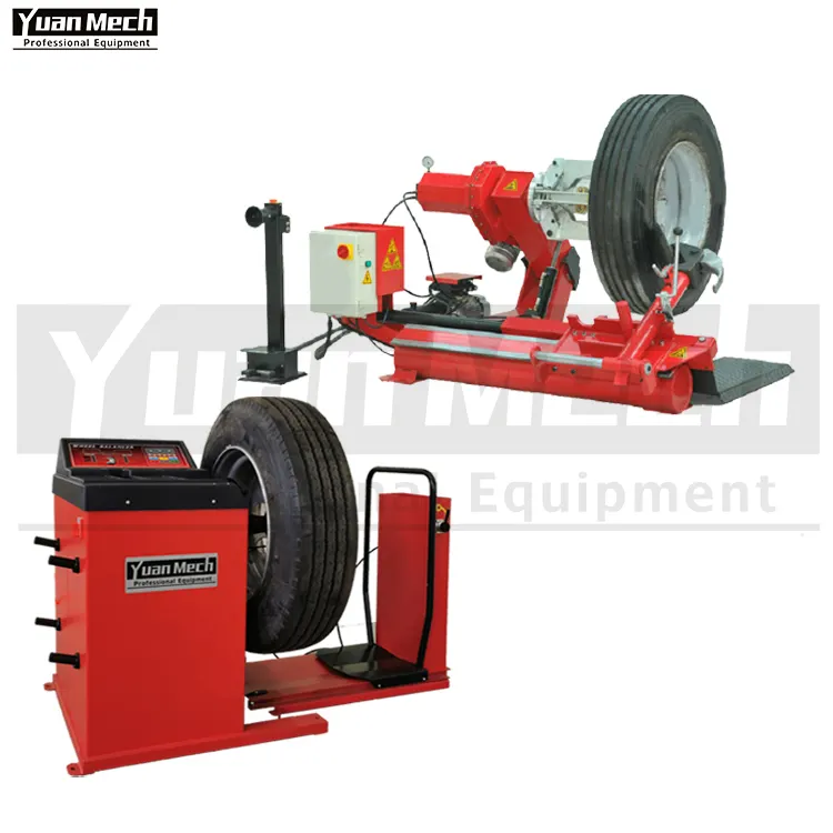 YuanMech14-26 "Robuste Camion Changeur De Pneus et Équilibreur Machine Changement Pneu De Camion