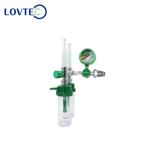 Lovtec Dubbele Stroommeter Gasdrukregelaar Dubbele Medische Zuurstofregelaar Met Masker - Product Image 5