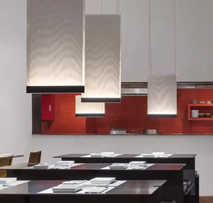 Lampada <span class=keywords><strong>a</strong></span> <span class=keywords><strong>Sospensione</strong></span> Moderna Stile Tenda, Illuminazione <span class=keywords><strong>LED</strong></span> Decorativa per Interni, <span class=keywords><strong>Lampade</strong></span> Pendenti per Sala da Pranzo - Product Image 1