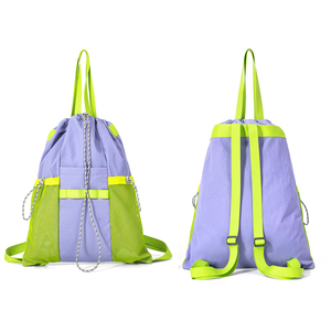 Outdoor Hiking Drawstring Closure Tennis Backpack Lightweight Unisex Travel Badminton Racket Bag Shoulders Casual Daypack - Product Image 3