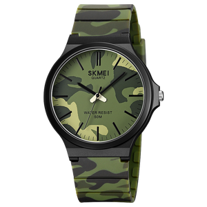 Montre à quartz analogique pour homme Skmei 2108, classique, tendance, bracelet en TPU, étanche - Product Image 4
