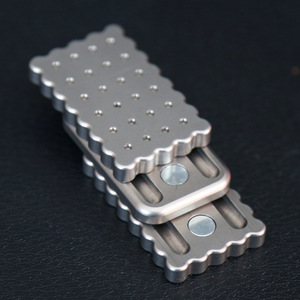 Spinner Antiestrés de Acero Inoxidable EDC para Niños y Adultos, Herramienta de Descompresión con Diseño de Moneda, Galleta y Tarjeta - Product Image 2
