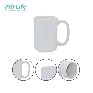 PYD Life USA Warehouse Livraison gratuite 15oz Tasses à café personnalisées populaires <span class=keywords><strong>Fournisseur</strong></span> de tasses en céramique vierges pour sublimation avec poignée - Product Image 3