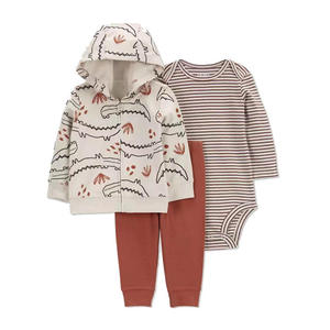 Conjuntos de Ropa para Bebés de 12 <span class=keywords><strong>a</strong></span> 18 <span class=keywords><strong>Meses</strong></span>, Estilo Europeo y Americano, Otoño 2026, Lindos Dibujos Animados, Manga Larga, con Capucha, para Niñas y Niños - Product Image 3