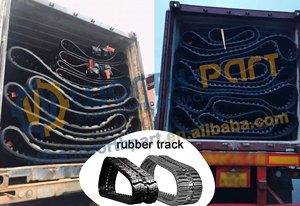 Bobcat 320X86X49 T66 T180 T190 T250 Ctl <span class=keywords><strong>T300</strong></span> T450 T550 T650 T740 T750 T770 Mt100 Rail en caoutchouc - Product Image 4