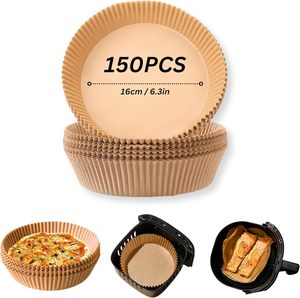 กระดาษรองทอดแบบใช้แล้วทิ้ง สำหรับหม้อทอดไร้น้ำมัน กันน้ำมัน กันน้ำ ปลอดภัยสำหรับเตาอบ ไม่ปลอดภัยสำหรับเครื่องล้างจาน ปลอดภัยสำหรับสัมผัสอาหาร - Product Image 1