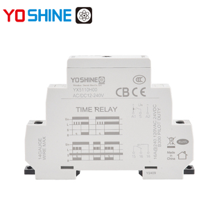 Module de relais temporisé multifonction Yoshine YX5120 AC/DC 10A DPDT marche/arrêt, certifié <span class=keywords><strong>CB</strong></span>/CE, pour automatisation industrielle, bornes à vis - Product Image 6