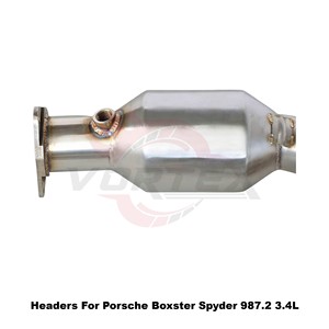 Colectores de Escape de Alto Rendimiento Vortex para Porsche Boxster Spyder 987.2 3.4L 2010-2012, Piezas de Colector de Alto Flujo - Product Image 4