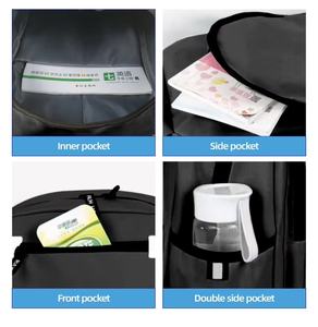 Sac à dos tendance unisexe Sac à dos étudiant étanche en polyester avec fermeture éclair et impression de logo personnalisée pour enfants - Product Image 5