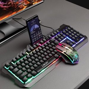 Facoty Directly Sell Gaming Keyboard and <b>Mouse</b> Combo Waterproof RGB Led Backlight Ergonomic Design With <b>USB</b> Receiver for Gamer - Product Image 2