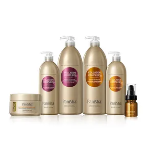 PANISHA Water-oil balance hair care set Help hair health repair, restore shine and smooth Natural collagen complex hair shampoo