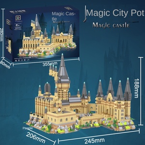 Cho Harry Potter lâu đài xây dựng khối thiết lập huyền diệu mô hình thế giới gạch sáng tạo xây dựng đồ chơi cho bé trai và bé gái - Product Image 6
