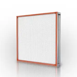 High Temperature Resistant 250-350t Hepa Air Filter For Air Purification Systems