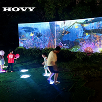 Jeux de projection interactifs d'extérieur HOVY à prix d'usine, plus de 200 jeux pour les aires de jeux pour enfants avec écran LCD