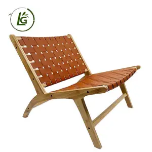 Wood Fauteuil Salon Complet Sessel Poltronas Armrest Dining Chairs Bamboo Rattan Occasional Barcelona Chair