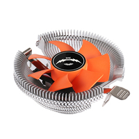 Refroidisseur de processeur universel QiuzAim pour ventilateur de dissipateur thermique silencieux à 3 broches Intel LGA 775/115x/1200 et AMD compatible avec les processeurs I3/i5/i7